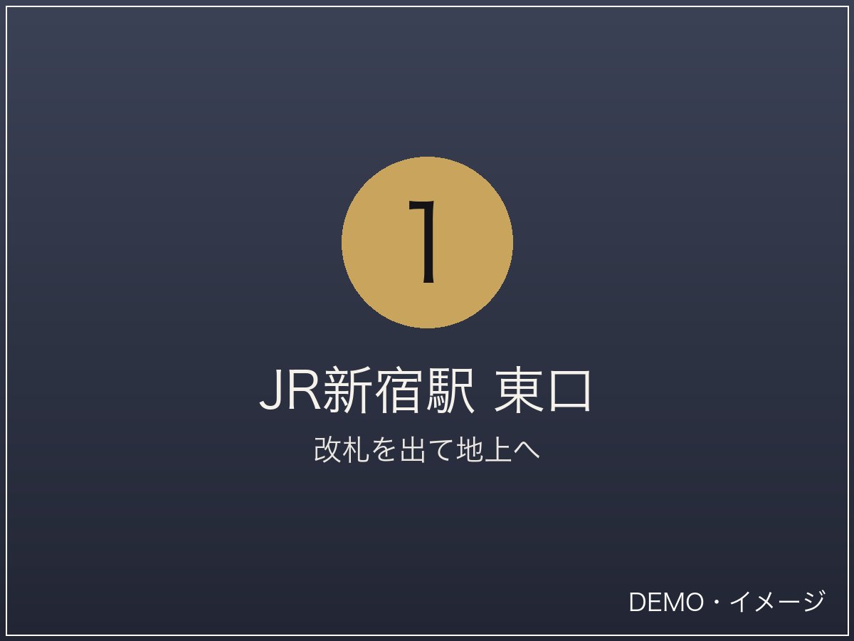 JR新宿駅 東口を出る